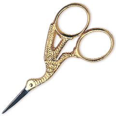 Gold Stork Scissors